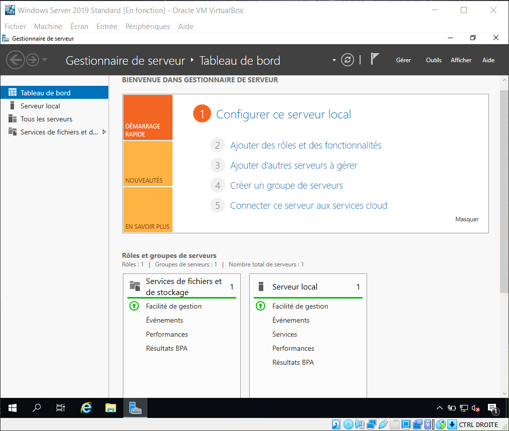 Administration Windows Server 2016 SMAT1